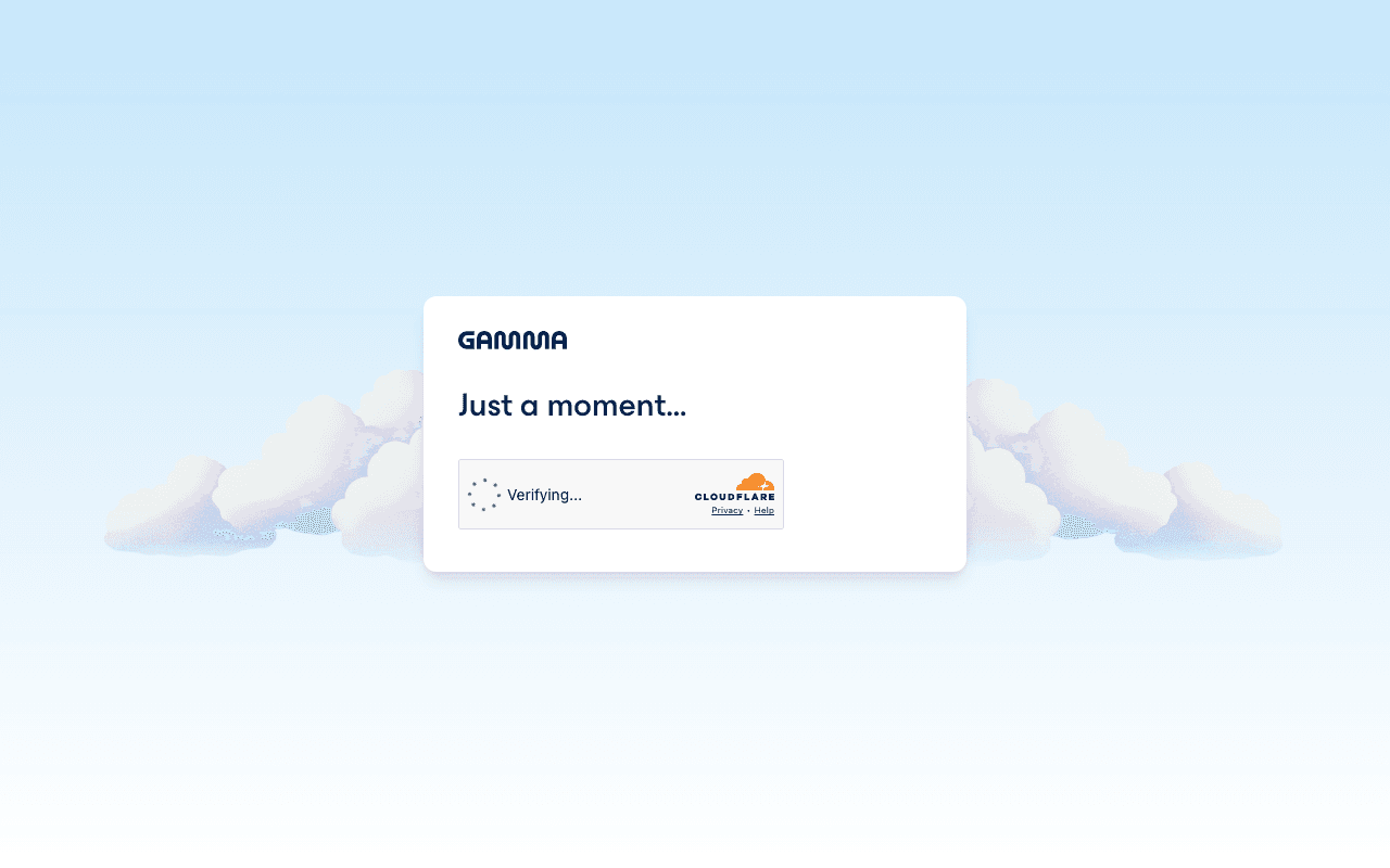 Gamma homepage